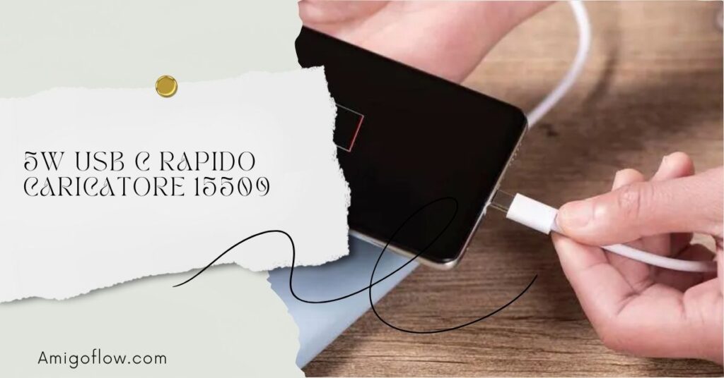 5W USB C Rapido Caricatore 15509